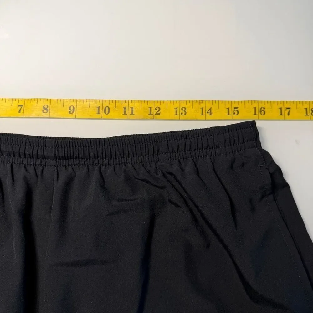 Nike Black Gray Dri-FIT Brief Lined Flex Challenger Running Shorts Size Large